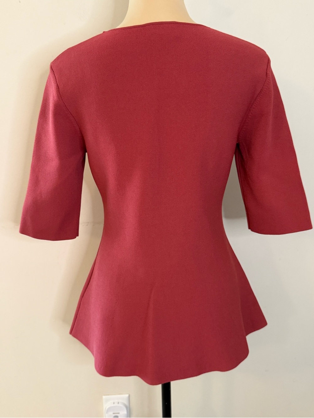 Witchery rust colored fit & flare retro top SZ SM - Picture 4 of 13